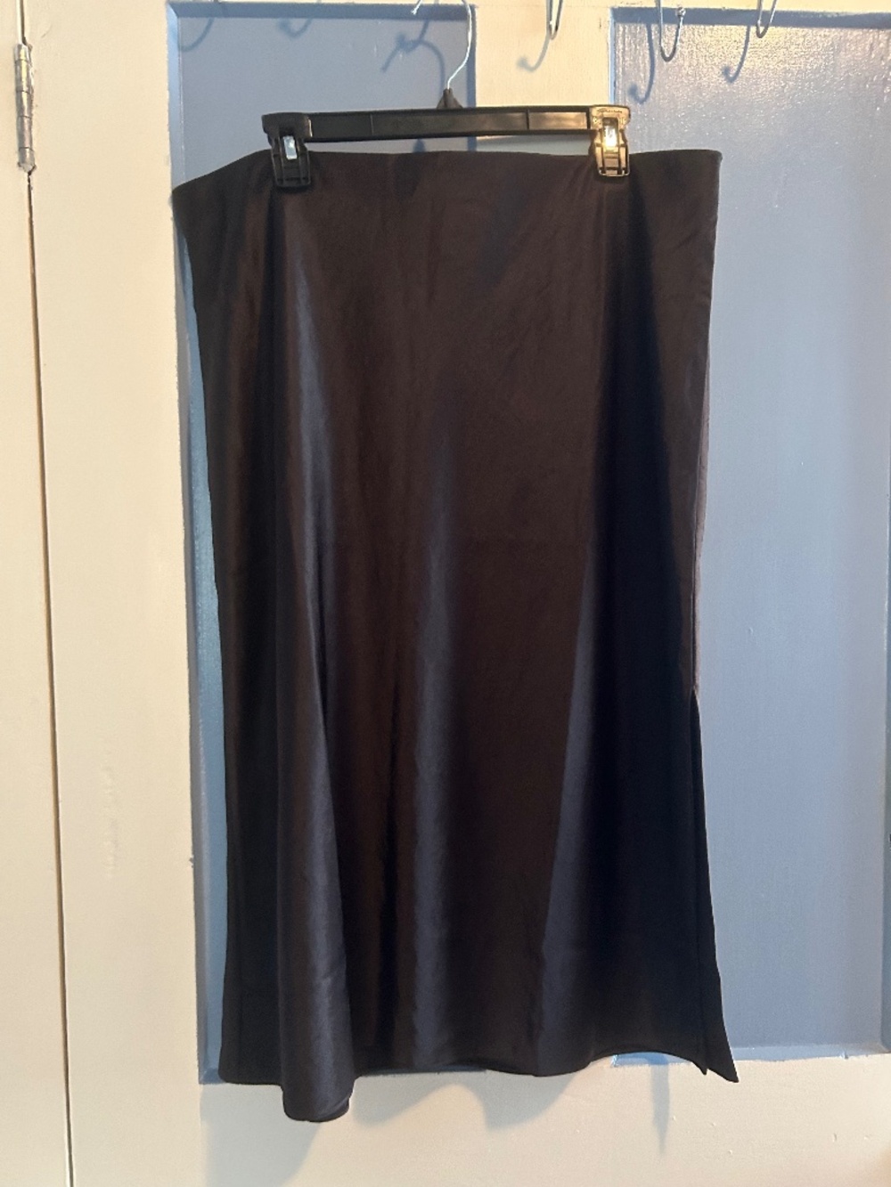 Madewell Satin Midi Slip Skirt